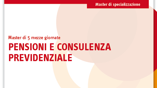 Immagine Master pensioni e consulenza previdenziale | Euroconference